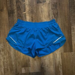 Women's Blue Lululemon 2.5 Hottie Hot Athletic Shorts Size 10